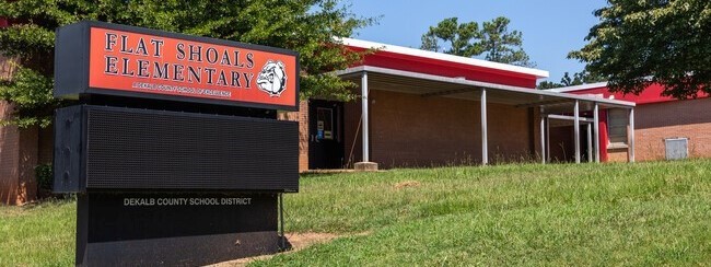 Flat Shoals Elementary Marquee Sign